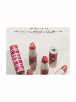 Meikit|Huulet-Idun Minerals Jordgubb Lipstick -mattahuulipuna