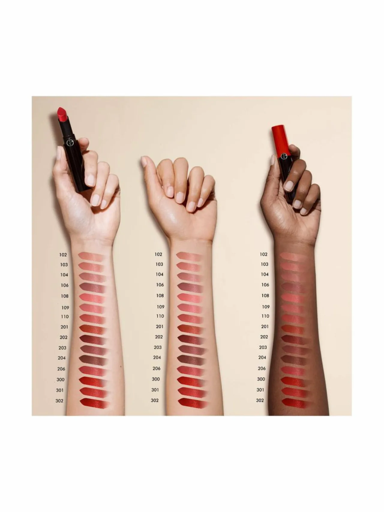 Huulet-Armani Lip Power -huulipuna 3 g