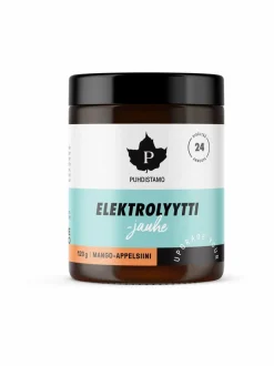 Vitamiinit-Puhdistamo mango-appelsiini -sokeriton elektrolyyttijauhe 120 g