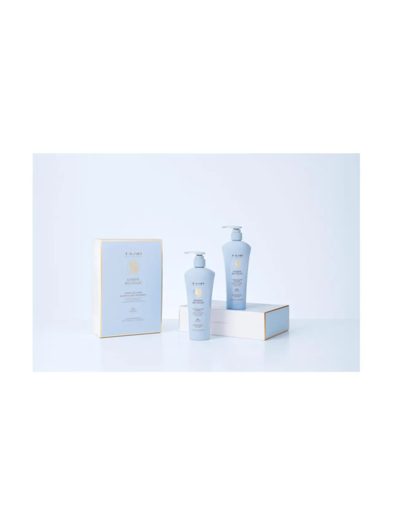 Hiustenhoitopakkaukset-T-LAB Professional Marine Bio-Filler Duo Set -hiustenhoitopakkaus, 2 tuotetta