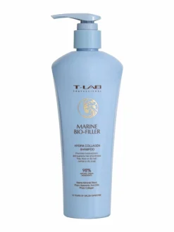 Hiustenhoitotuotteet-T-LAB Professional Marine Bio-Filler Hydra Collagen Shampoo -kosteuttava shampoo kaikille hiustyypeille 300ml
