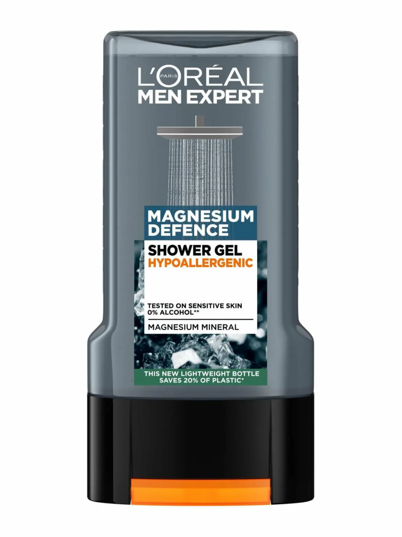 Vartalonhoito|Vartalonhoito-L'ORÉAL MEN EXPERT Men Expert Magnesium Defense Hypoallergenic -suihkugeeli, 300 ml