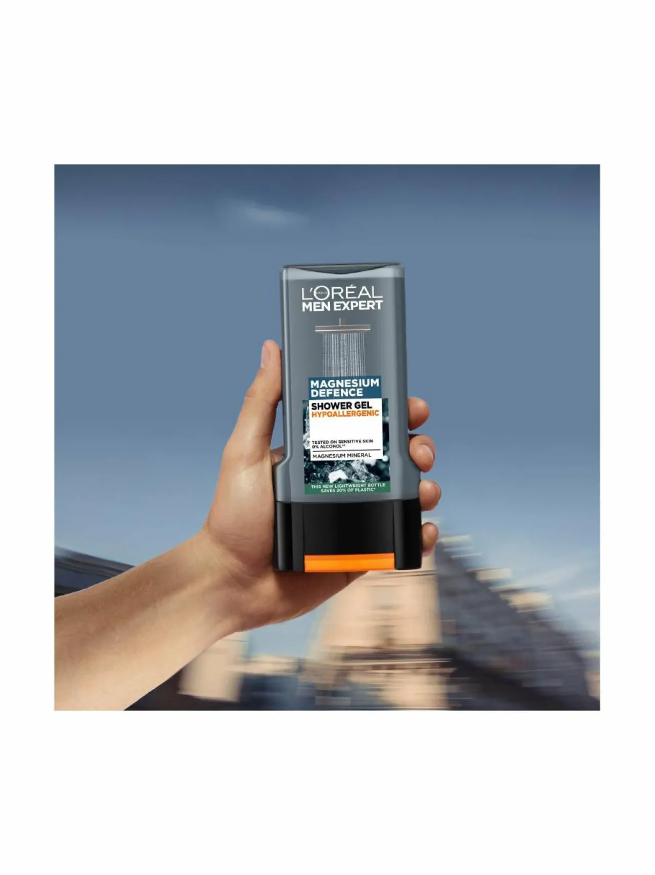 Vartalonhoito|Vartalonhoito-L'ORÉAL MEN EXPERT Men Expert Magnesium Defense Hypoallergenic -suihkugeeli, 300 ml