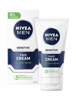 Kasvojenhoito-NIVEA MEN Men Face Cream Sensitive -kasvovoide 75 ml