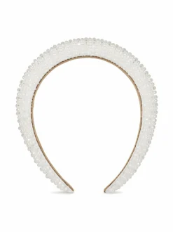 Hiustarvikkeet-Sui Ava Mixed Pearl Headband -hiuspanta WHITE