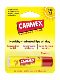 Kasvojenhoito-Carmex Moisturising Lip Balm SPF15 -huulivoide