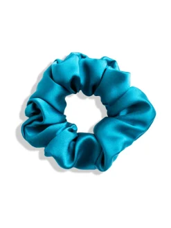 Hiustarvikkeet-Upcycle with Jing Mulberry Silk Scrunchie -hiusdonitsi - sininen BLUE