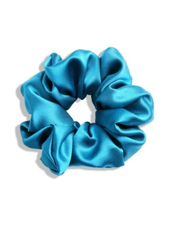 Hiustarvikkeet-Upcycle with Jing Mulberry Silk Scrunchie -hiusdonitsi - sininen BLUE