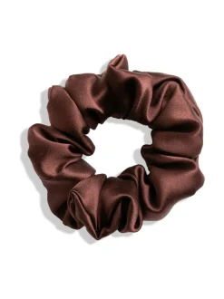 Hiustarvikkeet-Upcycle with Jing Mulberry Silk Scrunchie -hiusdonitsi - ruskea BROWN