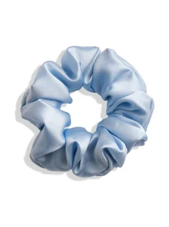 Hiustarvikkeet-Upcycle with Jing Mulberry Silk Scrunchie -hiusdonitsi - vaaleansininen LIGHT BLUE