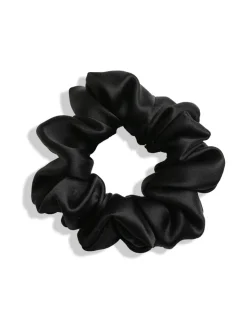 Hiustarvikkeet-Upcycle with Jing Mulberry Silk Scrunchie -hiusdonitsi - musta BLACK