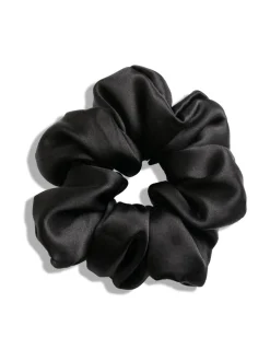 Hiustarvikkeet-Upcycle with Jing Mulberry Silk Scrunchie -hiusdonitsi - musta BLACK