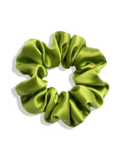 Hiustarvikkeet-Upcycle with Jing Mulberry Silk Scrunchie -hiusdonitsi - vihreä GREEN