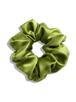Hiustarvikkeet-Upcycle with Jing Mulberry Silk Scrunchie -hiusdonitsi - vihreä GREEN