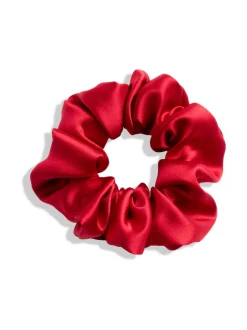 Hiustarvikkeet-Upcycle with Jing Mulberry Silk Scrunchie -hiusdonitsi - punainen RED