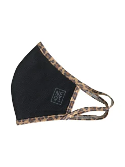 Kasvomaskit-NEQI Reusable Face Mask Black Leopard, S/M 3kpl MULTI