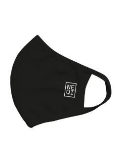 Kasvomaskit-NEQI Reusable Face Mask Black, S-M 3kpl MUSTA