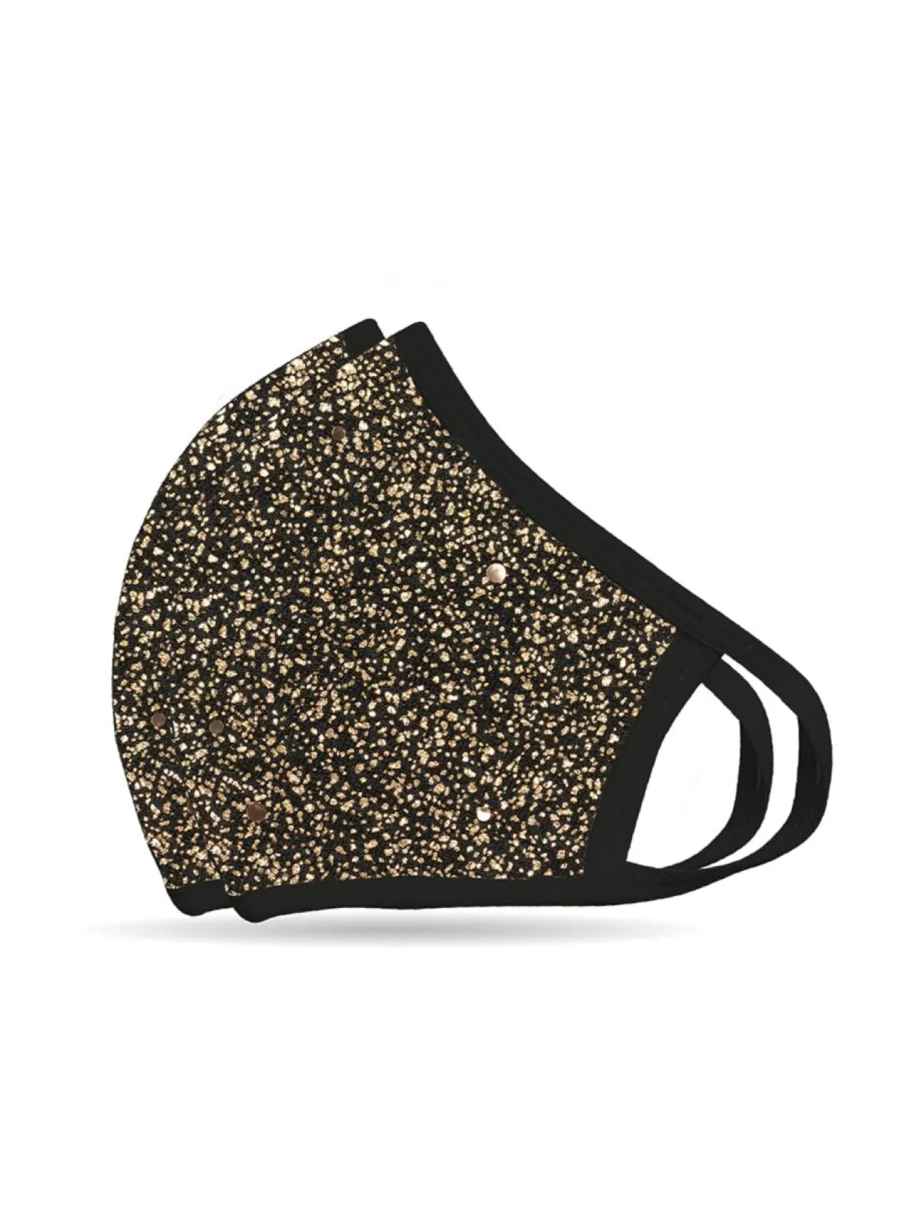 Kasvomaskit-NEQI Reusable Face Mask Tuplapakkaus, Leopard + Bronze