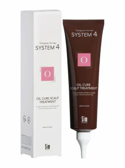 Hiustenhoitotuotteet-System 4 O Oil Cure Scalp Treatment -kuoriva hiusnaamio 150 ml VAALEANPUNAINEN