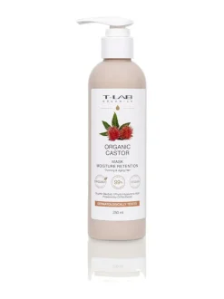 Hiustenhoitotuotteet-T-LAB Professional Organic Castor Moisture Retention Mask -hoitonaamio kuiville ja ohentuneille hiuksille 250ml