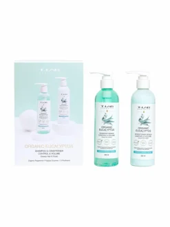 Hiustenhoitopakkaukset-T-LAB Professional Organic Eucalyptus Duo Set -hiustenhoitopakkaus, 2 tuotetta