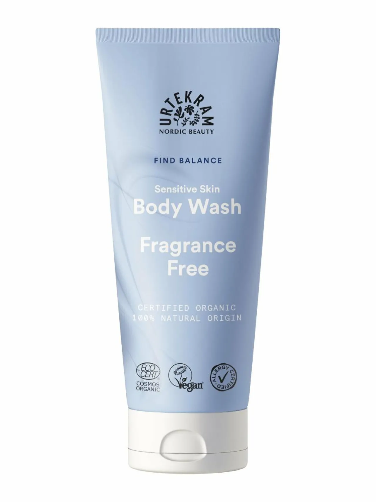 Vartalonhoito|Vartalonhoito-Urtekram Organic Fragrance Free -suihkusaippua 200 ml NOCOL