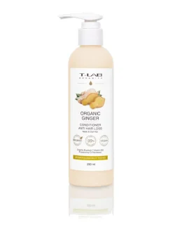 Hiustenhoito-T-LAB Professional Organic Ginger Anti Hair Loss Conditioner -hoitoaine hauraille hiuksille 250ml