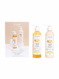 Hiustenhoitopakkaukset-T-LAB Professional Organic Ginger Duo Set -hiustenhoitopakkaus, 2 tuotetta