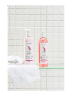 Hiustenhoitopakkaukset-T-LAB Professional Organic Rose Duo Set -hiustenhoitopakkaus, 2 tuotetta