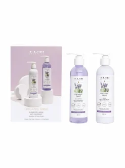 Hiustenhoitopakkaukset-T-LAB Professional Organic Sage Duo Set -hiustenhoitopakkaus, 2 tuotetta