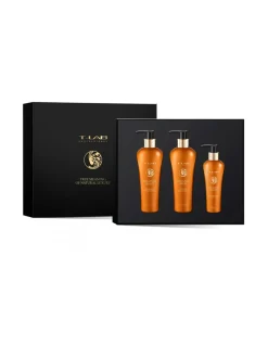 Lahjapakkaukset-T-LAB Professional Organic Shape Ritual Set - lahjapakkaus kiharille hiuksille 3 tuotetta