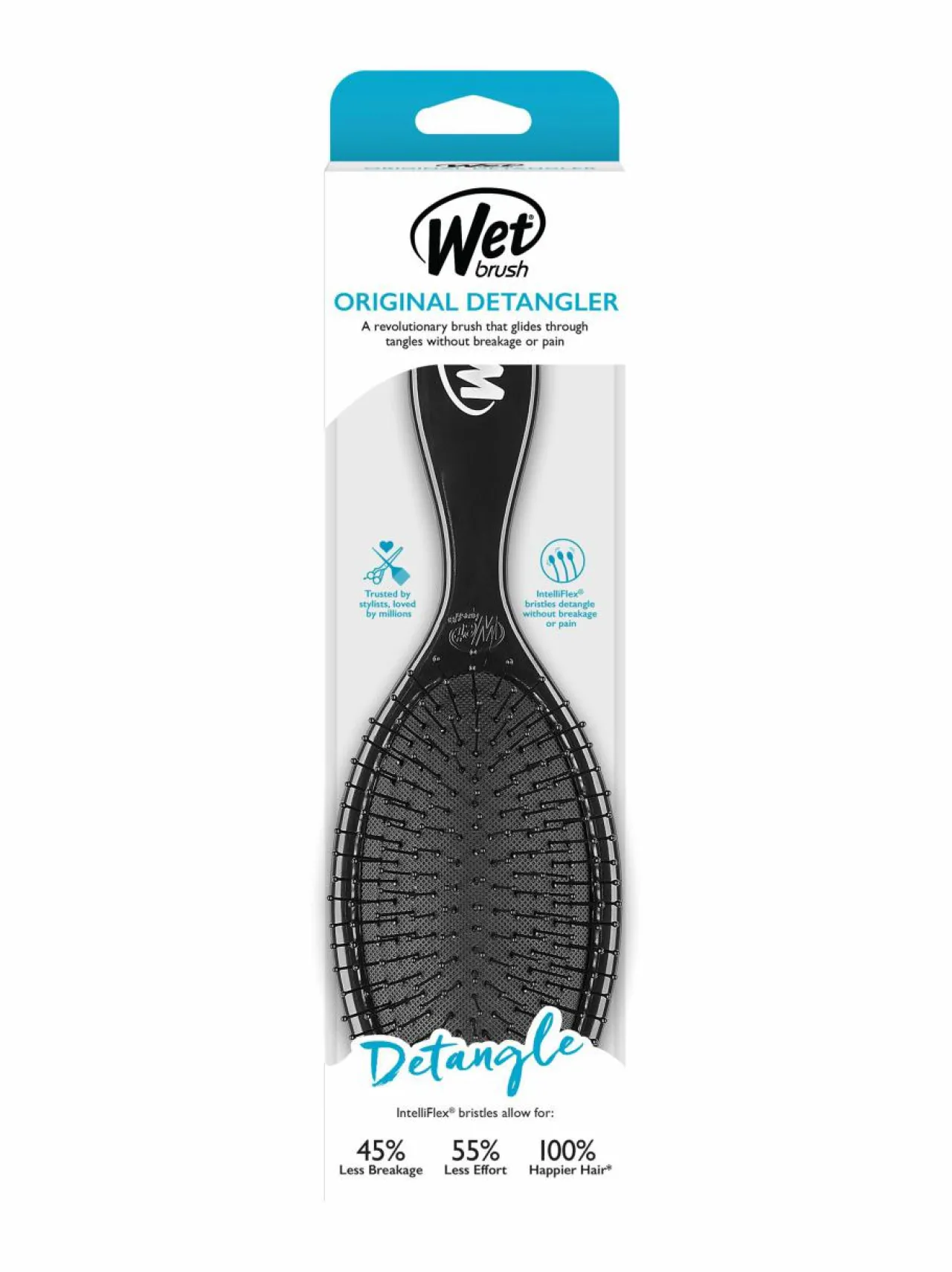Hiustarvikkeet-Wet Brush Original -hiusharja BLACK