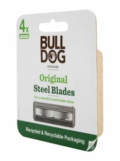 Kasvojenhoito-Bulldog Natural Skincare Original Steel Blades -vaihtoterä 4 kpl