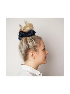 Hiustarvikkeet-Upcycle with Jing Oversized Pillow Scrunchie -hiusdonitsi - TUMMANSININEN