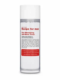 Kasvojenhoito-Recipe for men Pore Minimizing Anti-Shine Toner -kuoriva kasvovesi