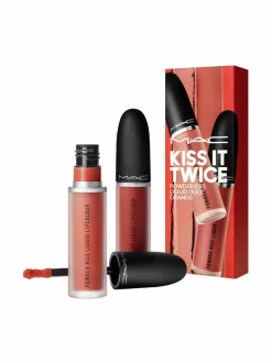 Meikkipakkaukset-MAC Powder Kiss Liquid Duo -huulimeikkipakkaus ORANGE