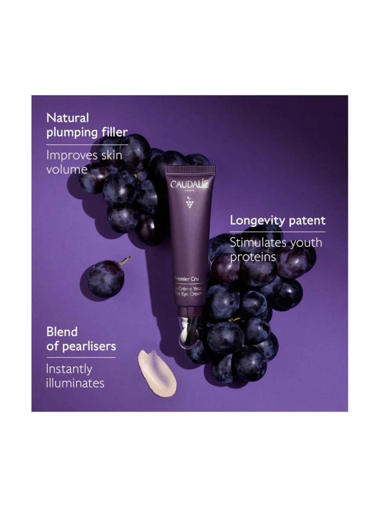 Kasvojenhoito-Caudalie Premier Cru The Eye Cream -silmänympärysvoide