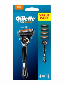 Kasvojenhoito-Gillette Proglide Manual Shaving Razor -partahöylä+3 vaihtoterä