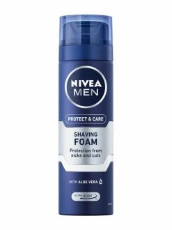 Kasvojenhoito-NIVEA MEN Protect & Care Protecting Shaving Foam -partavaahto 200 ml
