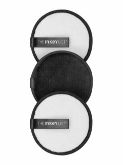 Kasvojenhoito-The Inkey List Reusable Cleansing Pads -puhdistuslaput, 3 kpl