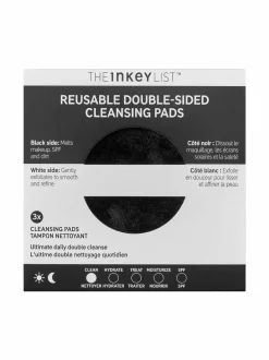 Kasvojenhoito-The Inkey List Reusable Cleansing Pads -puhdistuslaput, 3 kpl
