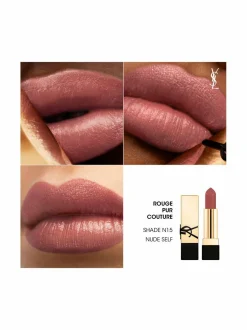 Huulet-Yves Saint Laurent Rouge Pur Couture Pure Color-In-Care Satin Lipstick -huulipuna