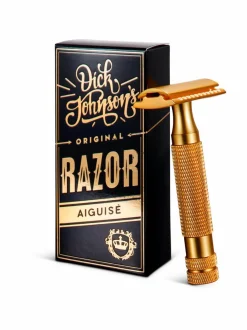 Kasvojenhoito-Dick Johnson Safety Razor -partahöylä GOLD