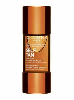 Aurinkotuotteet-Clarins Self Tan Radiance-Plus Golden Glow Booster -itseruskettava tiiviste kasvoille 15 ml