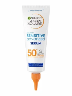 Aurinkotuotteet-Garnier Sensitive Advanced Body Serum SPF 50 -aurinkosuojaseerumi