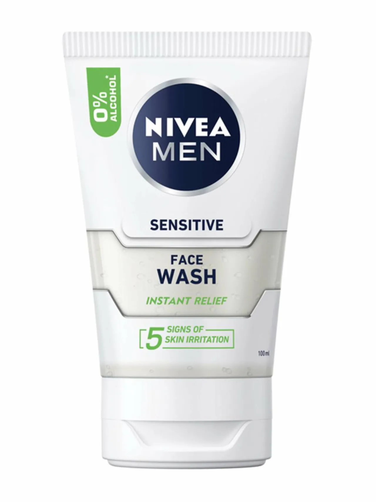 Kasvojenhoito-NIVEA MEN Sensitive Face Wash -puhdistusgeeli 100 ml