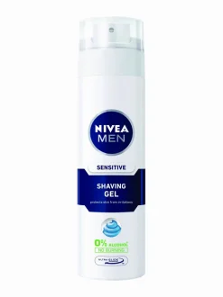 Kasvojenhoito-NIVEA MEN Sensitive Shaving Gel -parranajogeeli 200 ml