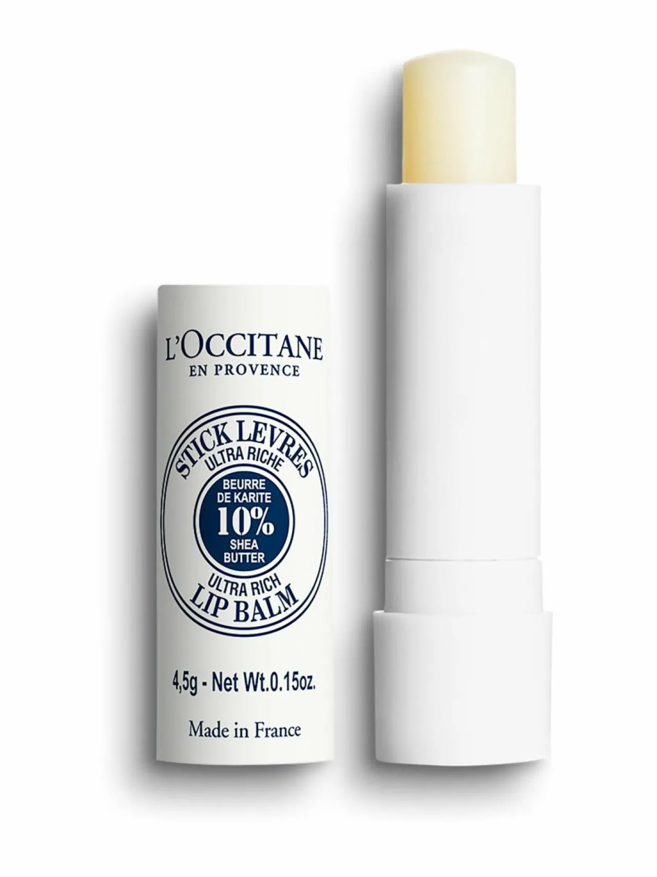 Kasvojenhoito-L'Occitane Shea Ultra Rich Lip Balm Stick -huulivoide