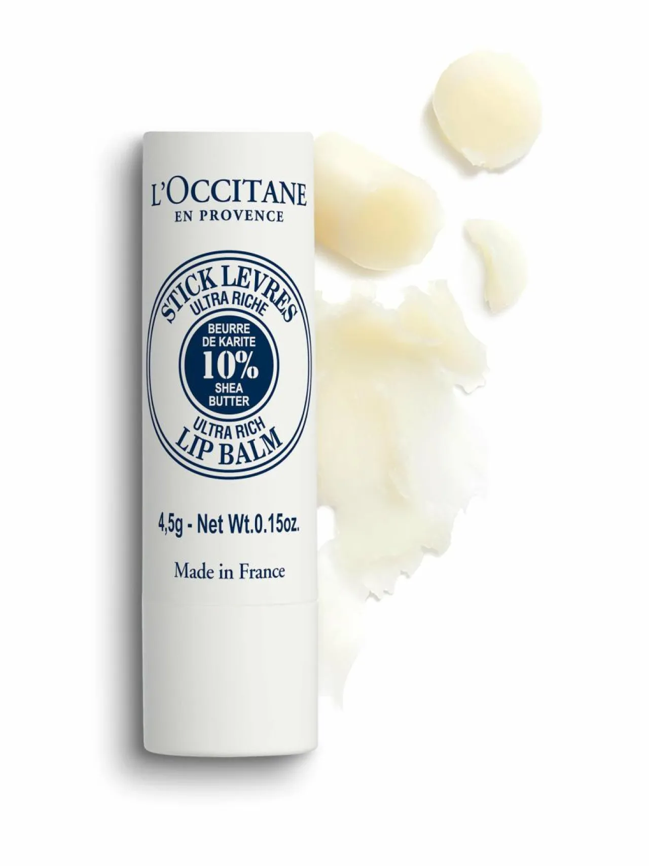 Kasvojenhoito-L'Occitane Shea Ultra Rich Lip Balm Stick -huulivoide