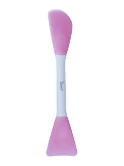 Meikkaustarvikkeet-Duroy Silikoninen kaksipuolinen naamiosivellin PINK